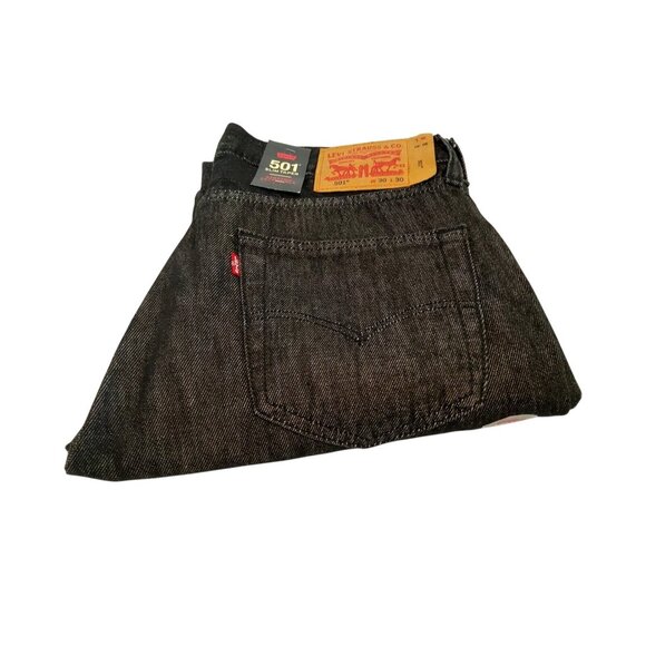 Levi's Other - New Levi's 501 Original Fit Jeans Mens 30x30 Black Button Fly Academia Workwear￼